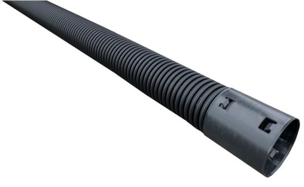 Dräneringsrör PP OD 200mm L-6m med muff SN8 105gr toppslits