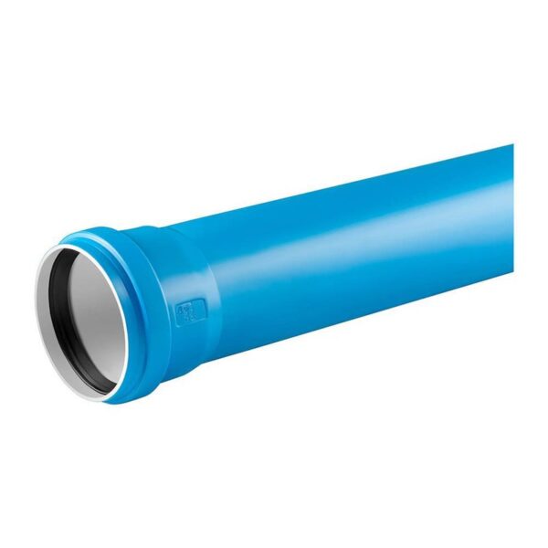 Ljuddämpat avloppsrör 50/2,0 x 250mm med muff UdBEM