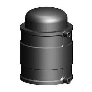 Elsvets ändhuv 75 mm SDR11