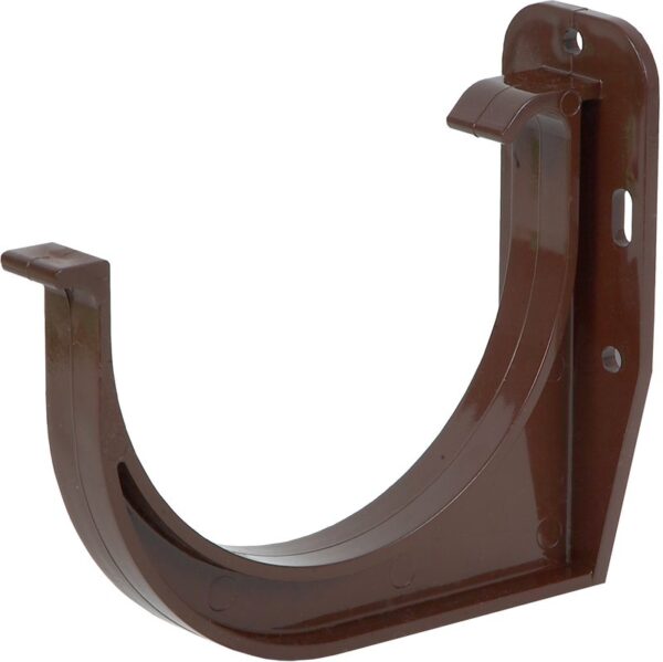Rännkrok 125mm Karolina PVC Svart