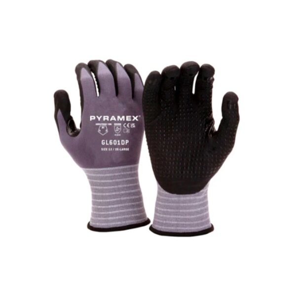 Skyddshandskar - Micro-Foam Nitrile, 15g nylon liner, Spandex, S/7