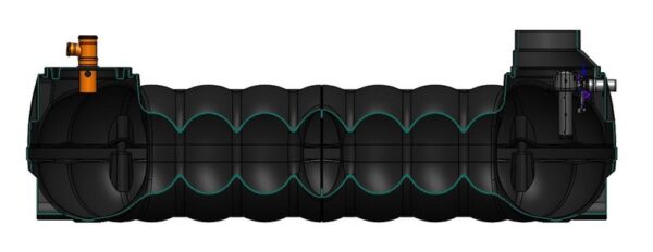 Slamavskiljare NEO 10000L, utan hals/lock