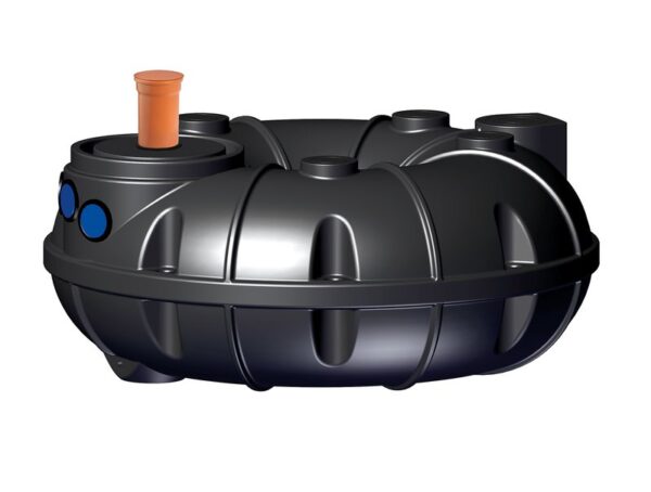 Sluten tank NEO 1500L, inkl. tätning för inspektionsrör DN200